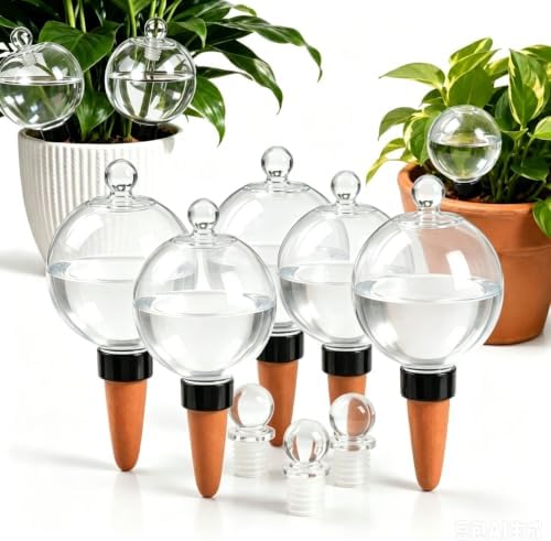 Self Watering Plant Globes, Water Bulbs for Indoor Outdoor Plants，5-500ml by Unknown