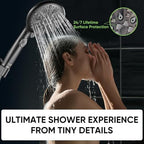 Cobbe 9 Spray Modes Handheld Shower Head, Water-Saving, Matte Black - Image 4