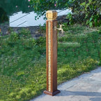 Freestanding Faucet，Outdoor Aluminum Garden Freeze Proof Water Column，Courtyard Hydrants are Used for Irrigation Cleaning Pet Bathing by Unknown