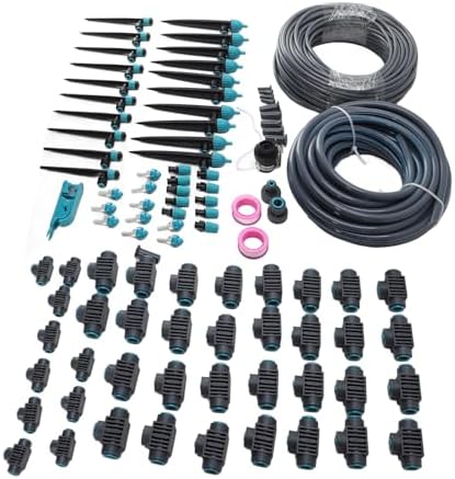 Drip Irrigation System Adjustable 3 Modes for Garden Watering with 15m Thick Hose and 50m Thin Hose - Image 5