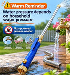 Extendable High Pressure Power Washer Wand for Garden Hose,Jet Nozzle Hydro Jet Washer Tool (17"-26" Adjustable) with Nozzles & Quick Connectors for Gutter Cleaning Car Wash Patio Lawn Watering (11) - Image 4