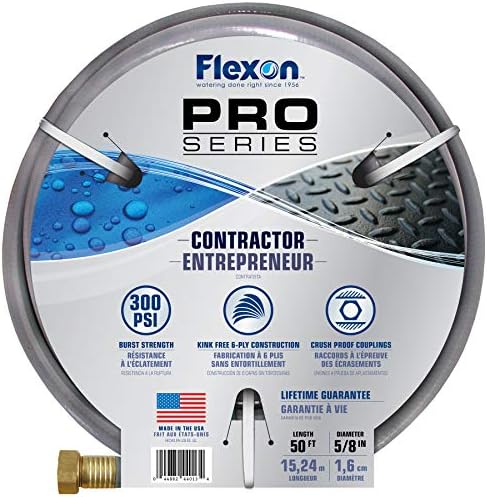 Flexon CG5860 Contractor Grade Garden Hose, 5/8-inch x 60-feet - Image 6