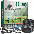 Drip Irrigation System for Garden, 2026-Upgraded Quick Connect Garden Watering Kit All-in-One with 1/2 inch 1/4 inch Irrigation Tubing for Garden, Lawn, Greenhouse, Raised Beds (233FT) by Starrey