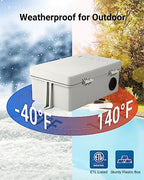 DEWENWILS Pool Pump Timer, Digital Timer Box, 2HP 40A 120-277 VAC, 7-Day 20 ON/Off Programmable Timer Switch for Water Heater, Pool Pump, SPA, Motor, ETL Listed - Image 4