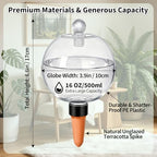 EX-Large Plastic Plant Self Watering Globes Top Fill-Plant Watering Devices - Image 7