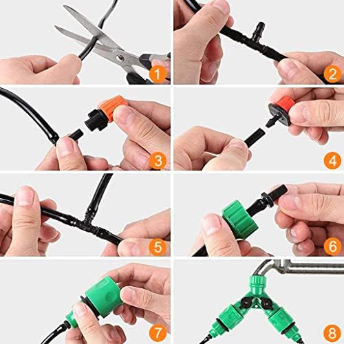 30m Adjustable Automatic Drip Micro DIY Irrigation Kit Plant Water Saving System,Heavy Duty Tube Watering Kit for Patio,Lawn,Garden,Greenhouse,Flower Bed - Image 4