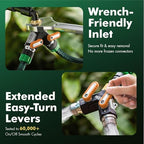 RESTMO 2 Way Garden Hose Splitter Heavy Duty Full Metal Body, 2Pack - Image 3