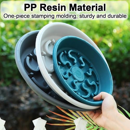 Thickened PP Resin Plant Saucers, Bottom Protrusion Design, Watering Tray - Image 3