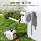 Giraffe Tools Retractable Hose Reel 1/2" x 65 ft Wall Mount Auto Rewind - Image 6