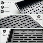 RooTrimmer 2.5 inch Square Pots 3.5 inch Deep 20 Cell Seedling Trays with Water Collection Nursery Trays (15"x11"x3") for Seeds Starting and Transplanting(5 Sets) - Image 5