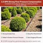 300pcs 2 GPH Pressure Compensating Drippers for Drip Irrigation - Image 7
