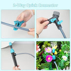 100FT Drip Irrigation System Kit with Water Timer for Garden - Image 5