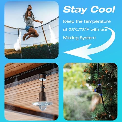 H&G lifestyles Patio Mister, Outddor Misters for Outside Patio,75FT - Image 2