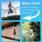 H&G lifestyles Patio Mister Outdoor Misters for Outside Patio Cooling 59FT - Image 2