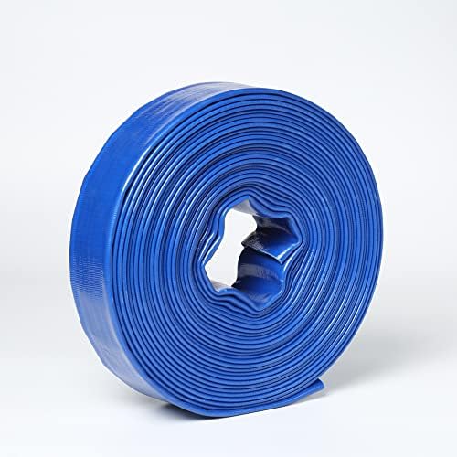 6" IN X 100' Feet Agricultural PVC Lay Flat Discharge Pump Hose Threaded Camlock - Image 7