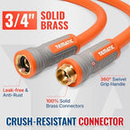 YAMATIC Flexible Garden Hose 5/8" x 60ft, 360° Swivel Handle, Burst 600 PSI - Image 6