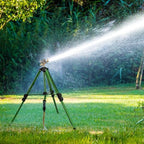 Keten Tripod Sprinkler for Yard, 360° Rotating Garden Sprinklers (2 Pack) - Image 3