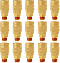 SUNGATOR 15-Pack Brass 1/4" Quick Connect Air Hose Coupler, MNPT Industrial by SUNGATOR