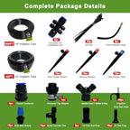 240FT Drip Irrigation System Kit,Quick-Connect Garden Watering System - Image 2
