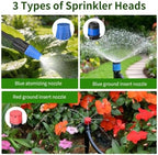 Drip Irrigation System, 165FT Garden Watering System with Water Timer - Image 4
