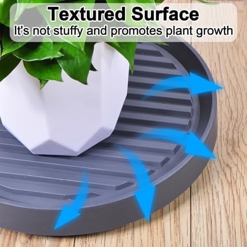 Plastic Trays for Plants with Wheels, Drip Trays for Potted Plants, 2 Pcs - Image 5