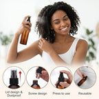 Fumusae 26 Pcs 8 oz Spray Bottles Fine Mist Cleaning Bottles, Amber Empty Plastic Travel Sprayer, Refillable Liquid Containers for Liquid Hair Oil Shampoo Lotion (8 oz,Amber) - Image 5