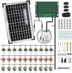 Sun Powered Automatic Drip Watering with 50 Emitters for Garden Bushes and Outdoor Cultivation Solar Automatic Plant Watering by Unknown