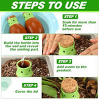 LemonRoad 8 Pcs Self Watering Terracotta Globes 11.5oz Large Ollas Plant Watering Globes Planter Insert Spike Pot Clay Planter Irrigation Device for Outdoor Indoor Easy to Refill Plant Lover Gift - Image 5