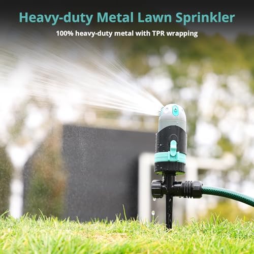 QUOBAS 360°Rotating Sprinkler for Yard, Heavy Duty Water Sprinkler for Lawn - Image 2