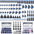 123 Pcs Quick Connect Air Line Fittings Kit Pneumatic Air Fittings by XaXmTee