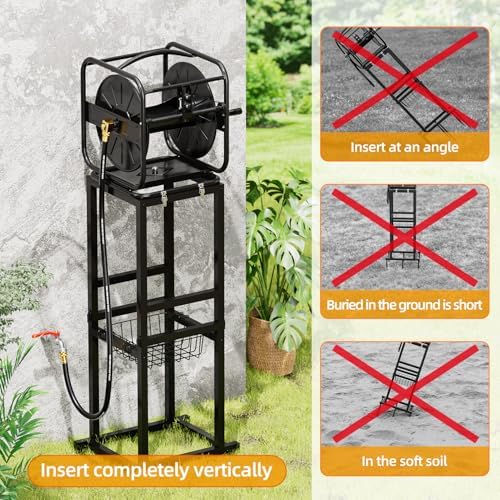 SPECILITE Garden Water Hose Reel, 100-200FT Capacity for Yard, Farm & Ranch - Image 4