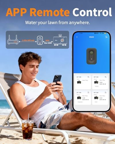 Diivoo Brass 4 Outlets WiFi Water Timer - Image 3