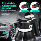 Electric Foam Sprayer,2L Portable Rechargeable Cordless Pressurized Spray Foam Cannon, Car Wash Foam Gun for Car Wash Detailing Garden Black - Image 4