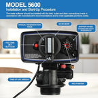 Water Softener Control Valve, 110V Flow Type, Digital Timer Display for Water Treatment System - Image 3