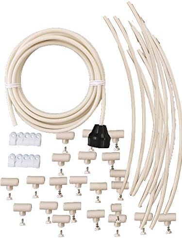 Patio Misting Kit Assembly - Make Your own Misting System (60Ft-16 Nozzles) by Mistcooling