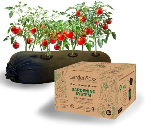 4x4 (16 sq ft) Raised Garden Bed Kit with Built-in Drip Irrigation Watering System – Flexible Fabric Grow Bag Planter for Vegetables, Herbs & Flowers, Outdoor & Indoor, No Tools Required - Image 6