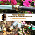 SIGURANTA Garden Hose Repair Connector with Clamps Hose End Repair Kit,3/4" Barb Garden Hose Fittings Male and Female brass garden hose ends (3/4"Barb-10 Set) - Image 5