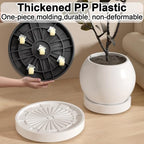 Plant Caddy with Concealed Wheels, Plant Watering Tray, 2 Pcs - Image 3
