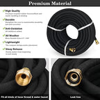 5/8" Soaker Hose for Garden Drip Hose Irrigation System with Solid Brass Fitting for Lawns Flower Beds & Vegetable Gardens (25FT) - Image 4