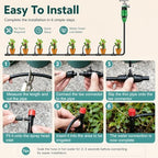 Garden Watering Hose Spray Misting and Drip Irrigation System Kit - Image 4