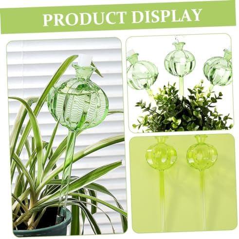 ORFOFE Cactus Shape Plant Watering Bulb 4 Pack High Borosilicate Glass - Image 3