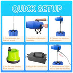 Foam Machine for Party, Party Foam Machine with Water Tank, Foam Cannon for Garden, Pool, Indoor, Birthdays, Celebrations, and Backyard Events (Blue) - Image 5