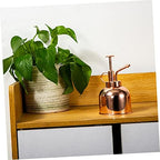 Vintage Stainless Steel Watering Can 300ml with Pump Plant - Image 7