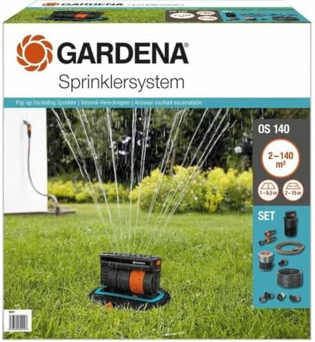 GARDENA OS 140 Complete Set with Pop-Up Oscillating Sprinkler - Image 4