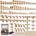 200 Pcs Brass DOT Air Brake Line & Compression Fittings Kit by Ailbiuko