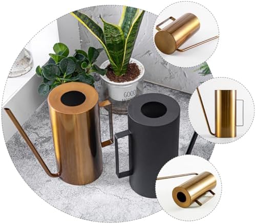 Large Capacity 1.5l Stainless Steel Watering Can for Indoor Plants, Multifunctional Metal Garden Sprayer with Practical Flower Watering Pot Design - Image 3