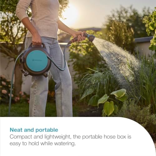 GARDENA Portable Hose Box Move, 33 ft Hose Tangle-Free Storage, 18692-80 - Image 5