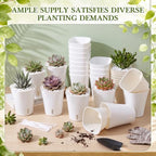 Ziliny 20 Pcs 5.91 Inch Self Watering Planters with Water Indicator - Image 5