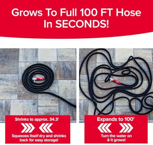 Pocket Hose 100 FT Silver Bullet 2.0 Hose, Turbo Shot Nozzle, Kink-Free - Image 2