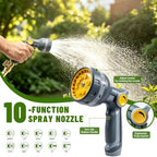 Garden Hose 50 FT, Flexible Water Hose, Ultra Lightweight Non-Expanding Hose with 10‑Function Spray Nozzle, Leak‑Proof & High‑Pressure Resistant for Lawn, Garden, and Auto Cleaning (50 FT) - Image 5